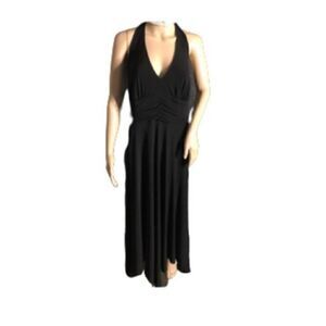 Bobbie Bee Black Halter Dress
